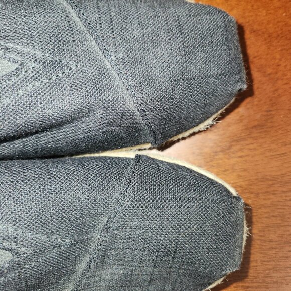 Sketchers Bobs Black Espadrille Wedge Style Sz 8.5 - Picture 5 of 11